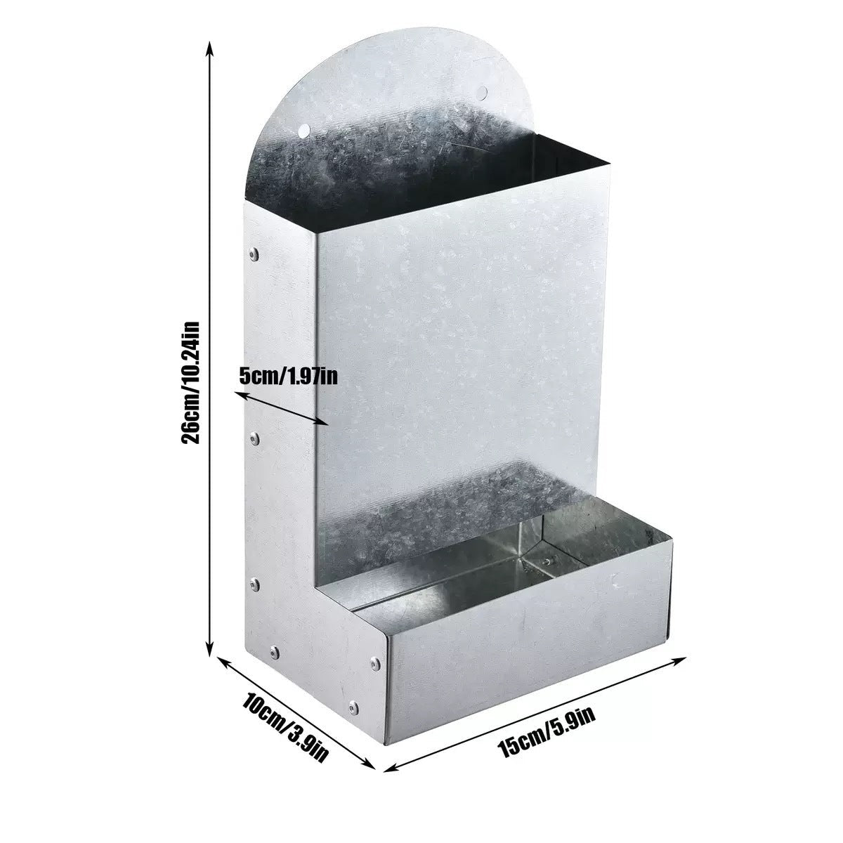 Elevate Your Poultry Feeding Experience with Our Metal Bird Feeder Trough